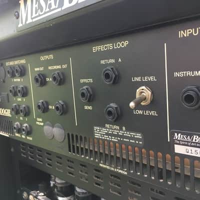 Mesa Boogie Quad Preamp/Simul-Class Stereo 295 Power Amp 1987 Black image 12