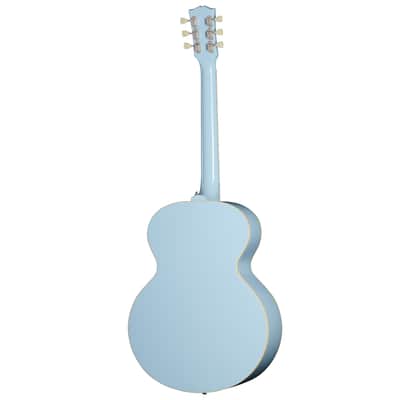 Epiphone J-180 LS Acoustic-Electric Guitar, Frost Blue w/Hard Case image 4