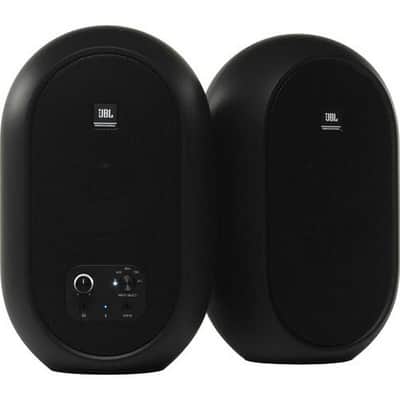 JBL 104-BT Black Powered Monitor Desktop Active Speaker Pair with Bluetooth image 3