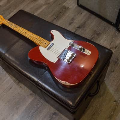 Fender Custom Shop Limited Edition Reverse '50s Telecaster Relic - Aged Cimarron Red image 6