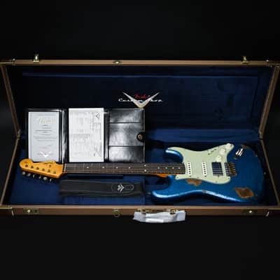 Fender Custom Shop '62 Stratocaster HSS Heavy Relic- Blue Sparkle 2026 (R146850) image 5