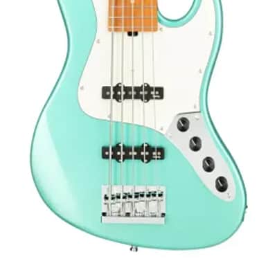 Sadowsky MetroExpress 21-Fret Vintage J/J Bass, Roasted Maple Fingerboard, 5-String - Solid Sage Green Metallic High Polish image 2