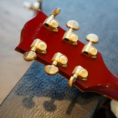 Lefty! 1985 Gibson Les Paul Custom Solid Electric Guitar Vintage Cherry Sunburst + Hard Case image 19