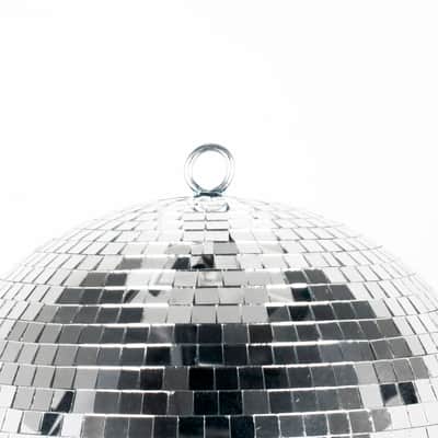 (2) Eliminator EM12 12" Disco Mirror Balls w/ Motor Rings For Dance Floor/Disco image 3