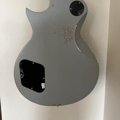 2012 ESP Truckster Aged Primer Grey James Hetfield Signature w/ COA image 5
