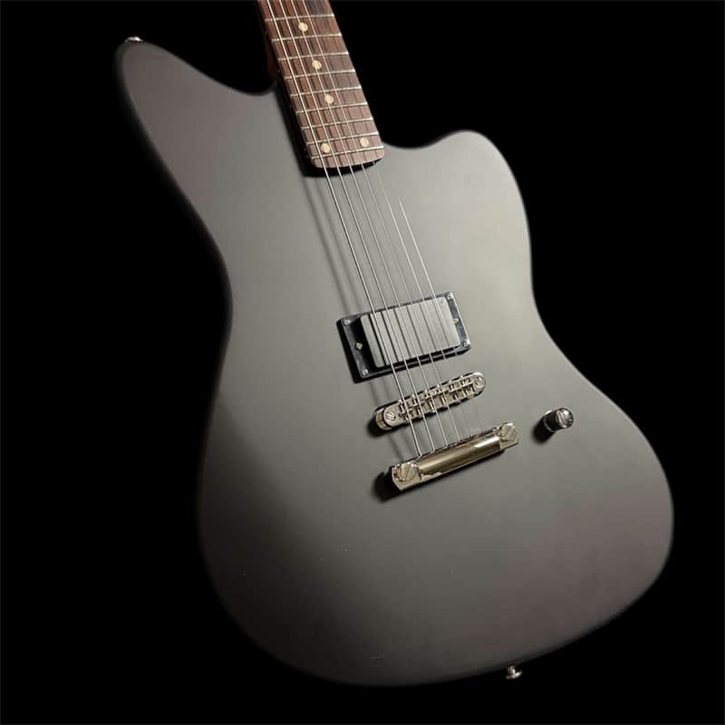 Tone Bakery Jazzbird M Baritone Guitar with Warmoth Neck - Satin Black image 1