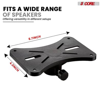 5 Core Speaker Stand Height Adjustable 54" Heavy Duty PA DJ Tripod Studio Monitor Stands image 7