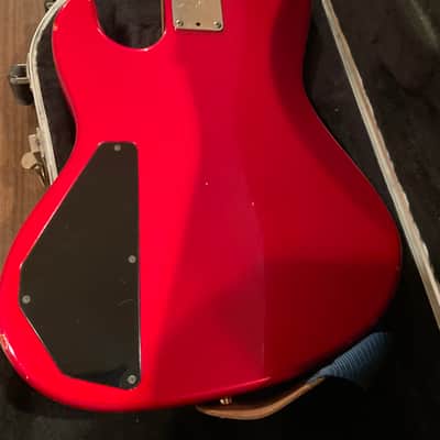 Fender American Standard Jazz Bass with Rosewood Fretboard 1990 - 1991 Candy Apple Red image 4