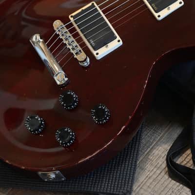 1996 Gibson Les Paul Studio EMG's w/ Rosewood FB Electric Guitar Walnut Gloss + OGB image 6
