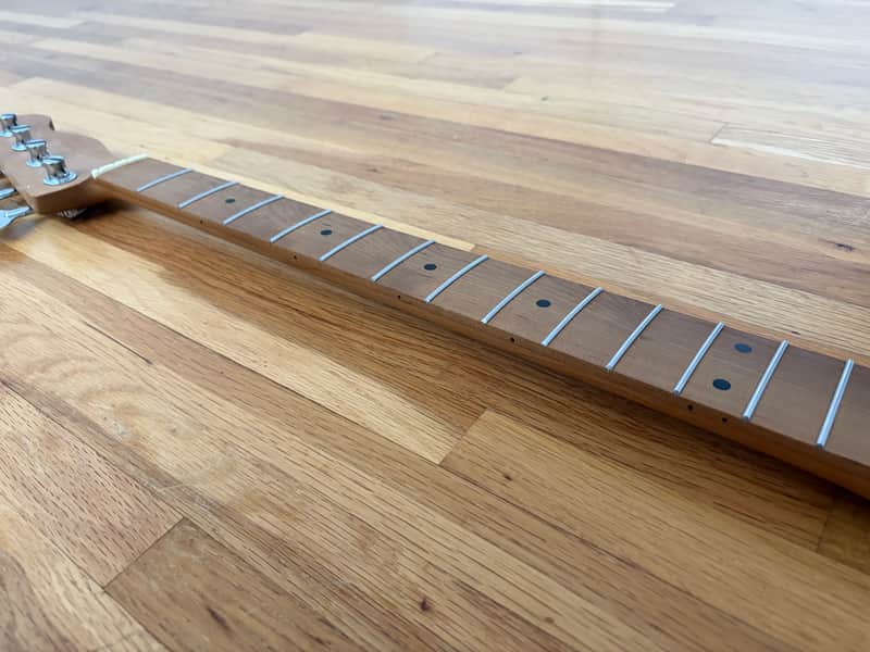 Warmoth Fender Precision P Bass Tele 51 P Roasted Maple Neck Schaller Tuners Bone Nut image 1