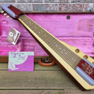 Vintage 1951 Gibson Ultratone Lap Steel Electric Guitar w/ Original Geib Hardshell Case, Hang Tag! image 1