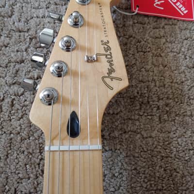 Fender Stratocaster (MIM) Black With White Pickguard Player Series image 11