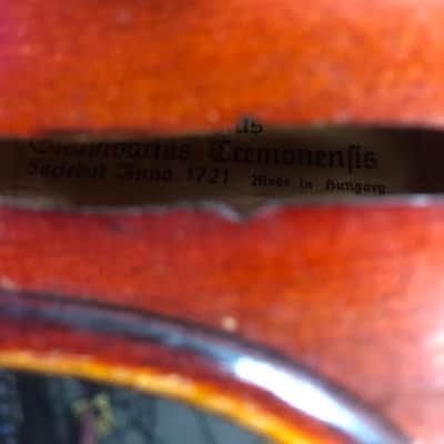 Violin  Copy of Stradivarius 1/2 Made in Hungary image 4