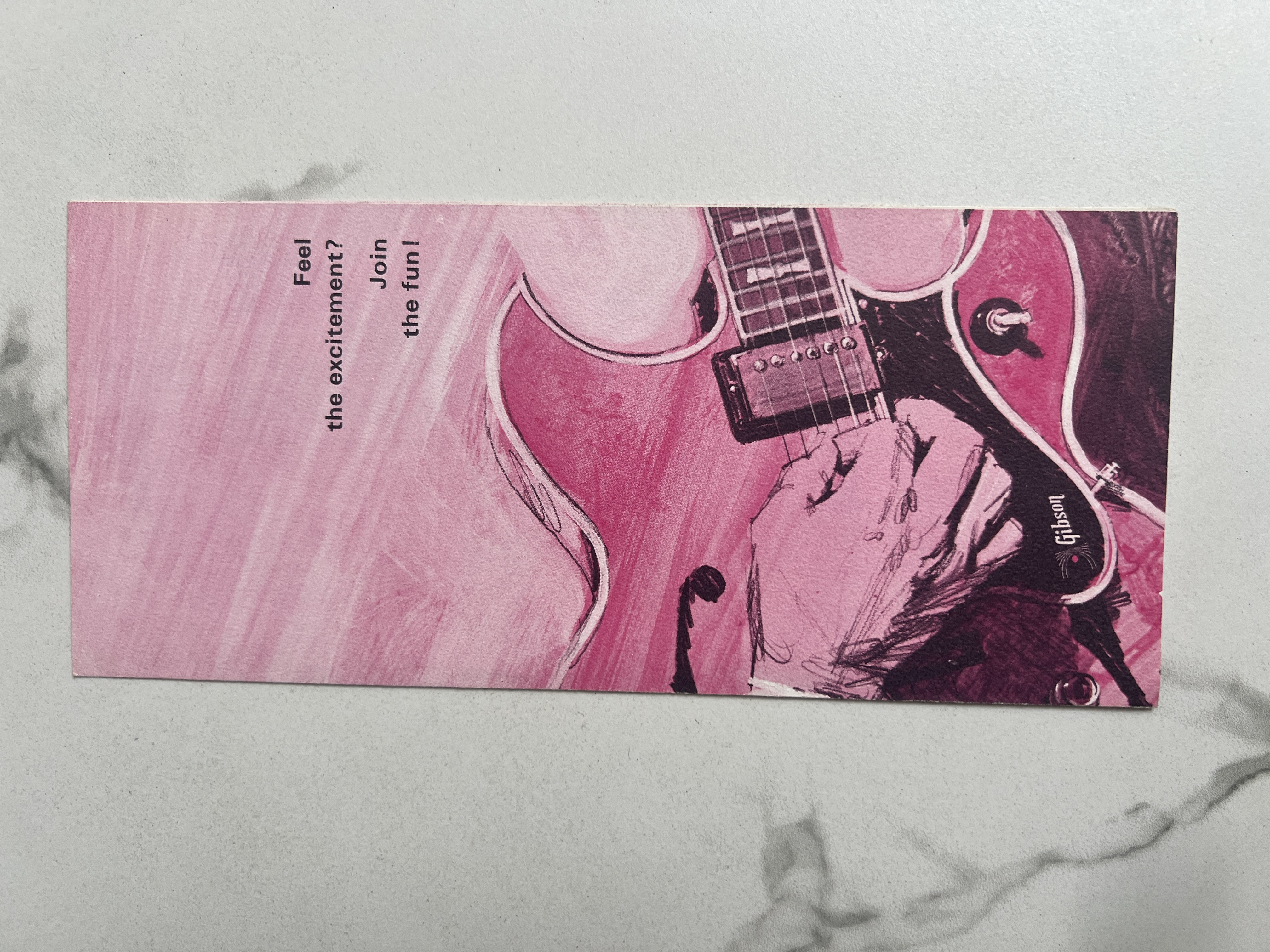 1966 Gibson Feel the excitement? Join the fun! Brochure Pamphlet Booklet Catalog
