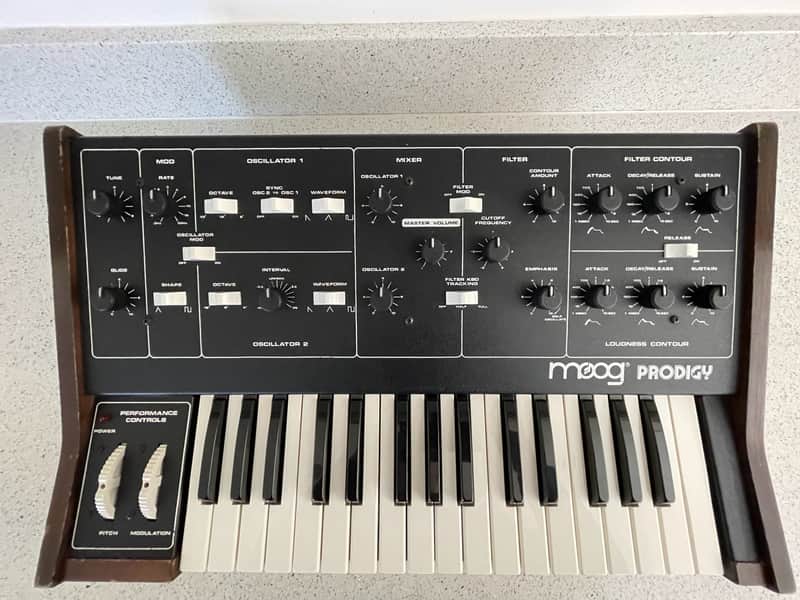 Moog Prodigy 32-Key Monophonic Analog Synthesizer 1979 - 1984 - Black