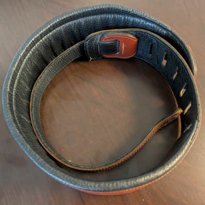 Levy's Signature Legacy Series 3" Veg-Tan Leather Guitar Strap (MSS1-WAL) 2013 - Walnut image 3