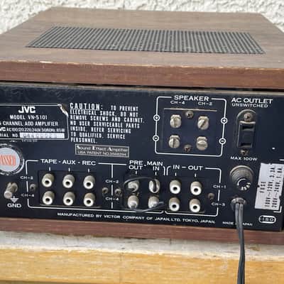 Vintage JVC VN-5101 4 Channel Add Amplifier For Parts Or Repair 70s image 8