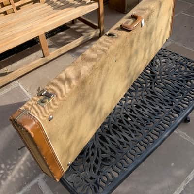 1958 USA Tweed Fender Precision/Jazz Bass Guitar Case, Reissue! image 5