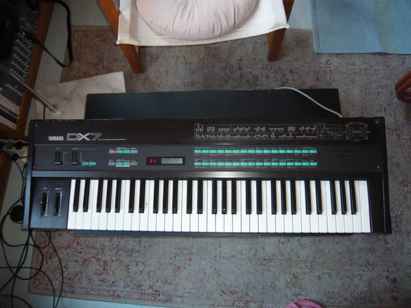 Yamaha DX7 Programmable Algorithm Synthesizer Mark 1 (1983 - 1987) - Chocolate Black image 1
