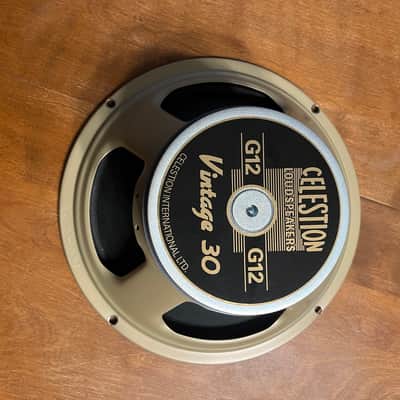 Celestion G12 Vintage 30 12" 60-Watt 8ohm Guitar Amp Speaker 2020s - White image 1