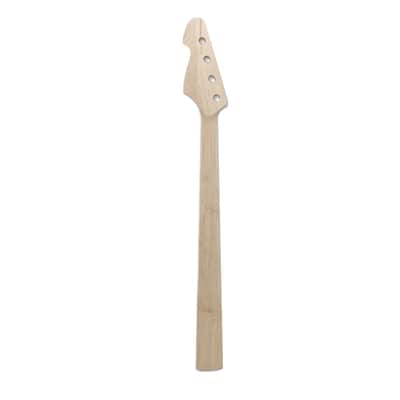Replacement Bass Guitar Neck 21 Fret 30 Inch Scale, Maple with Rosewood Fretboard,42mm Nut Width, Bolt-On Heel image 2