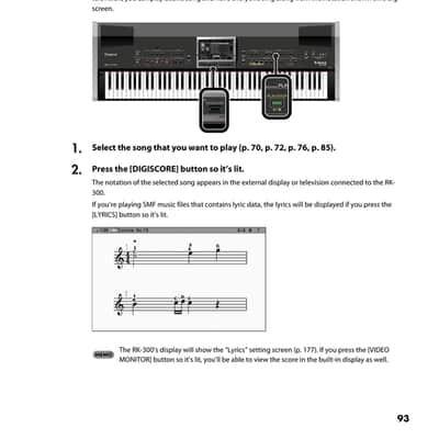 Roland Vima RK-300 — 2 in 1 Owners Manual Guide Guide — 257 Pages — USA Made image 13