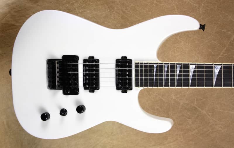 Jackson USA Custom Shop SL2H Speed Neck Soloist Snow White Reversed Headstock image 1