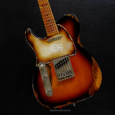 Fender Telecaster Sunburst Left Handed Heavy Aged Relic (RARE) image 6