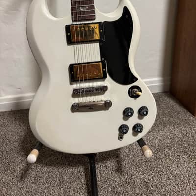 *HEAVILY MODIFIED* Gibson SG Special 1972 - 1977 - White Refin image 2