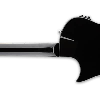 ESP LTD TL-6 Black Thinline Acoustic-Electric Guitar + Hard Case TL6 TL 6 image 4
