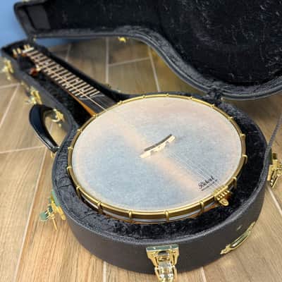 Rickard 12" Cherry Little Wonder Banjo with Antiqued Brass Hardware image 23