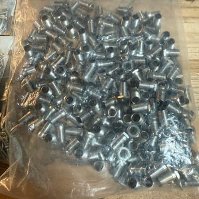 bulk lot of tuner threaded bushings machine head screws for luthier repairs C image 6