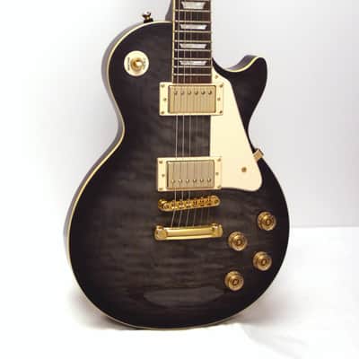 Epiphone Les Paul Ultra II Stereo Modified Electric Guitar - Midnight Ebony image 1