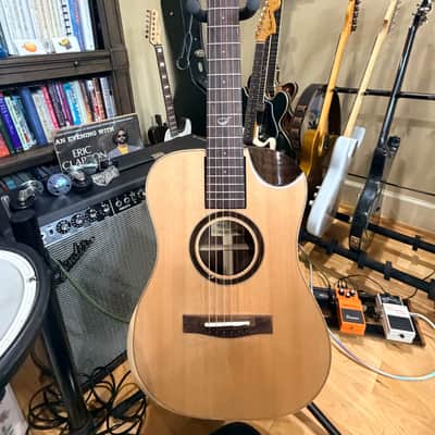 Journey OF422C Overhead+ Acoustic-Electric Travel Guitar - Natural image 1