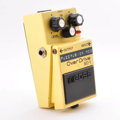 Boss SD-1 Modified FuzzFusion SuperOverdrive Clipping 1N34A&LED3mm Used From Japan #JJ79777 image 10