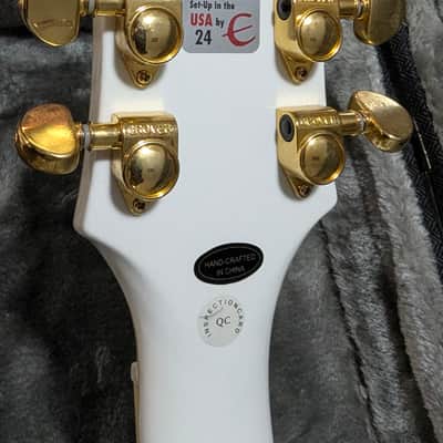Epiphone Les Paul Custom 2020 - Present - Alpine White image 4