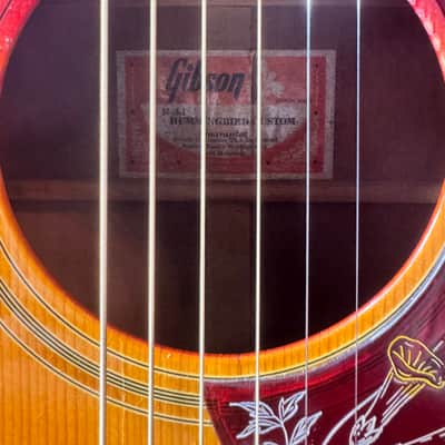 Gibson Hummingbird Custom 1974 - Cherry sunburst image 9