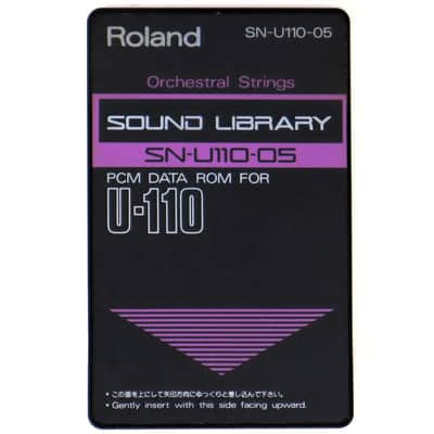 Roland SN-U110-05 Orchestral Strings Sound Library Rom Card For U-110 U-220 image 1