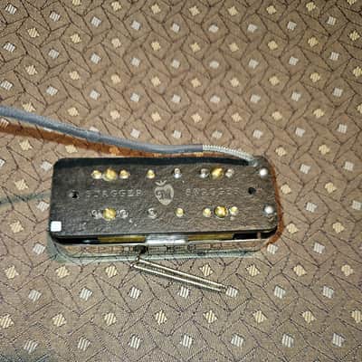 McNelly Pickups Soap Bar V2 Stagger Swagger Pickup, Nickel/Gold Foil, Neck image 2