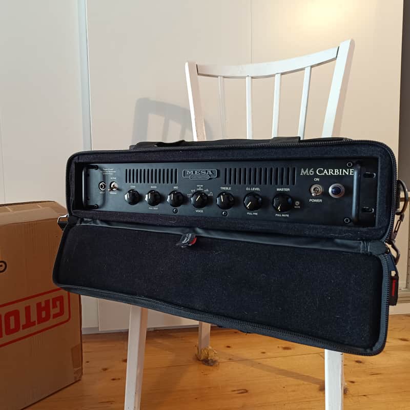 Immagine Mesa Boogie M6 Carbine 600-Watt Rackmount Bass Amp Head 2008 - 2017 - Black - 1