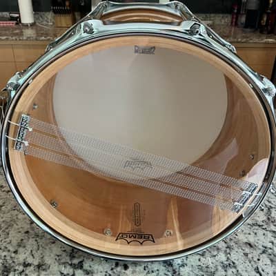 Noble and Cooley 8x14 Steam Bent Solid Maple Shell Snare - Lacquer image 5