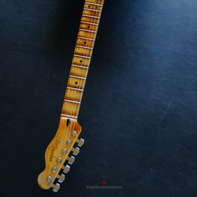 Fender Telecaster Blacktop HH Daphne Blue/Pelham Blue Heavy Aged Relic image 13