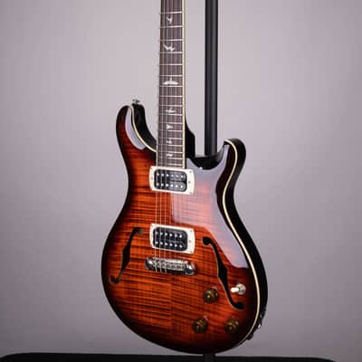 PRS SE Hollowbody I Piezo Electric Guitar Orange Tiger Smokeburst image 5