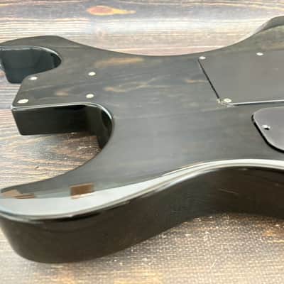90s Charvel by Jackson DK-065-SSH Dinky Body Black w/Plate and Bridge MIJ image 15