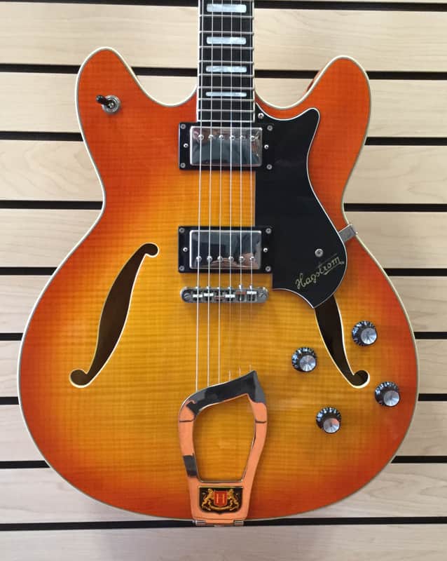 Hagstrom Viking Deluxe ii semi hollow thinline es dot image 1