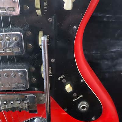 Hofner 176 Galaxie Deluxe + Hardcase 1965 - Red image 7