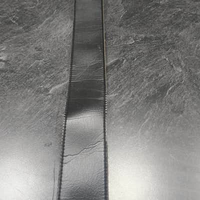 Vintage Original ACE 1960s Jacquard-Woven Pattern Leather Guitar Strap image 11