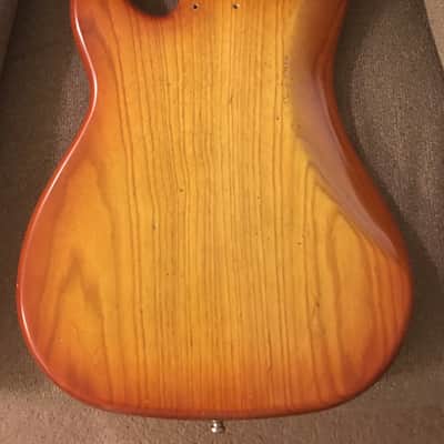 MJT Precision Bass Almost Fully Loaded Body(Road Worn) 2020 Faded Honey Burst(Nitro) image 2