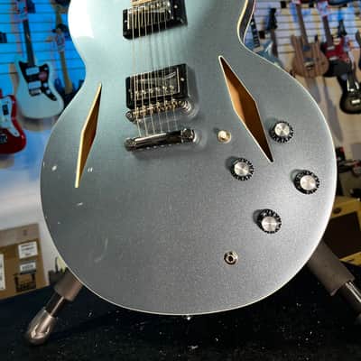 Epiphone Dave Grohl DG-335 Semi hollowbody Electric Guitar - Pelham Blue FREE PLEK! 225 image 4