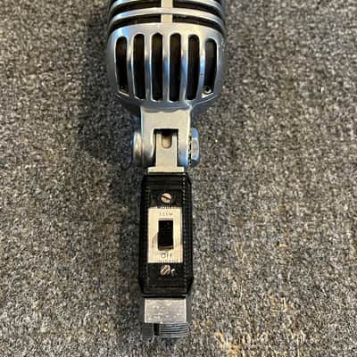 Shure 55SW Switch Unidyne Microphone Vintage 1960 Aluminum Pat Pending image 1